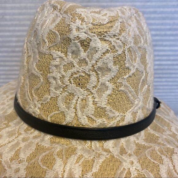 BCBGeneration lace Panama Hat - Picture 11 of 12